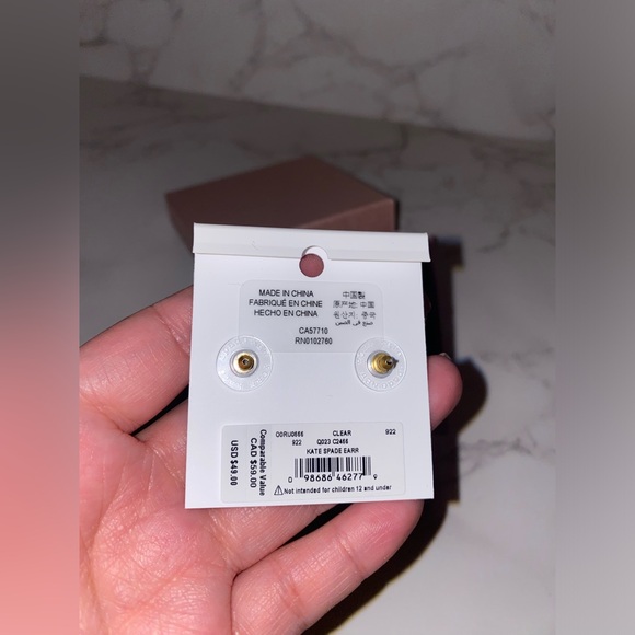 KATE SPADE GUMDROP STUDS - NWT - Picture 3 of 7